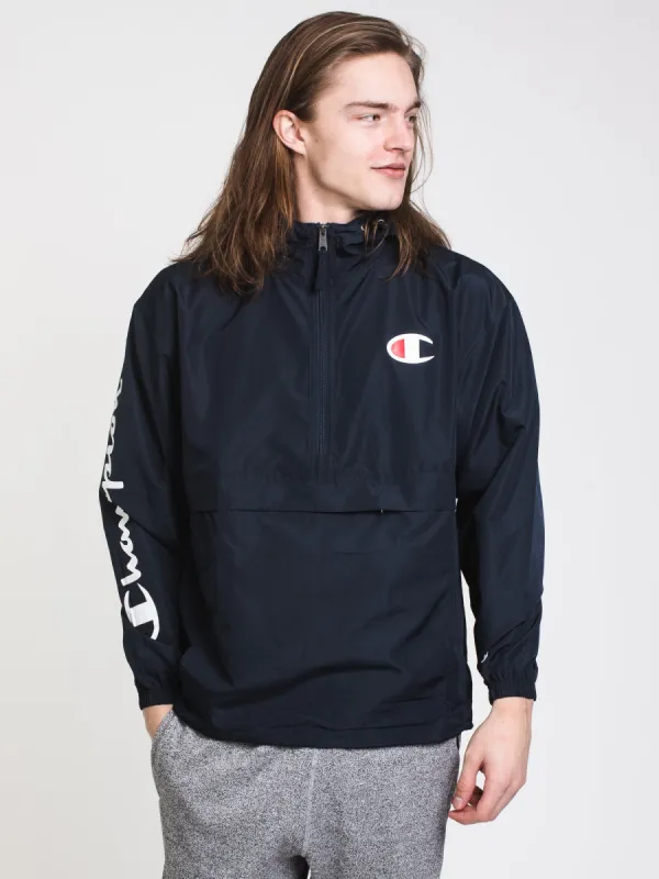CHAMPION PACKABLE LOGO JACKET - CLEARANCE sold by Boathouse