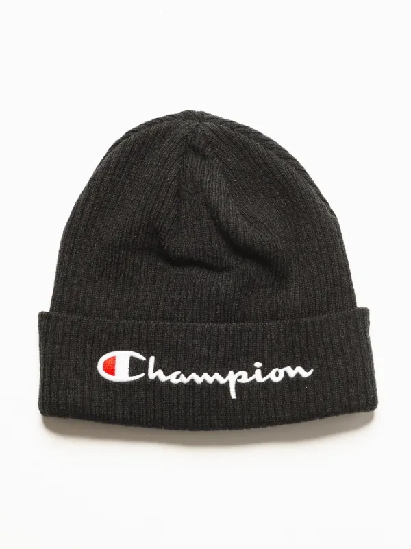 PIVOT CUFF BEANIE - BLACK - CLEARANCE made by Boathouse
