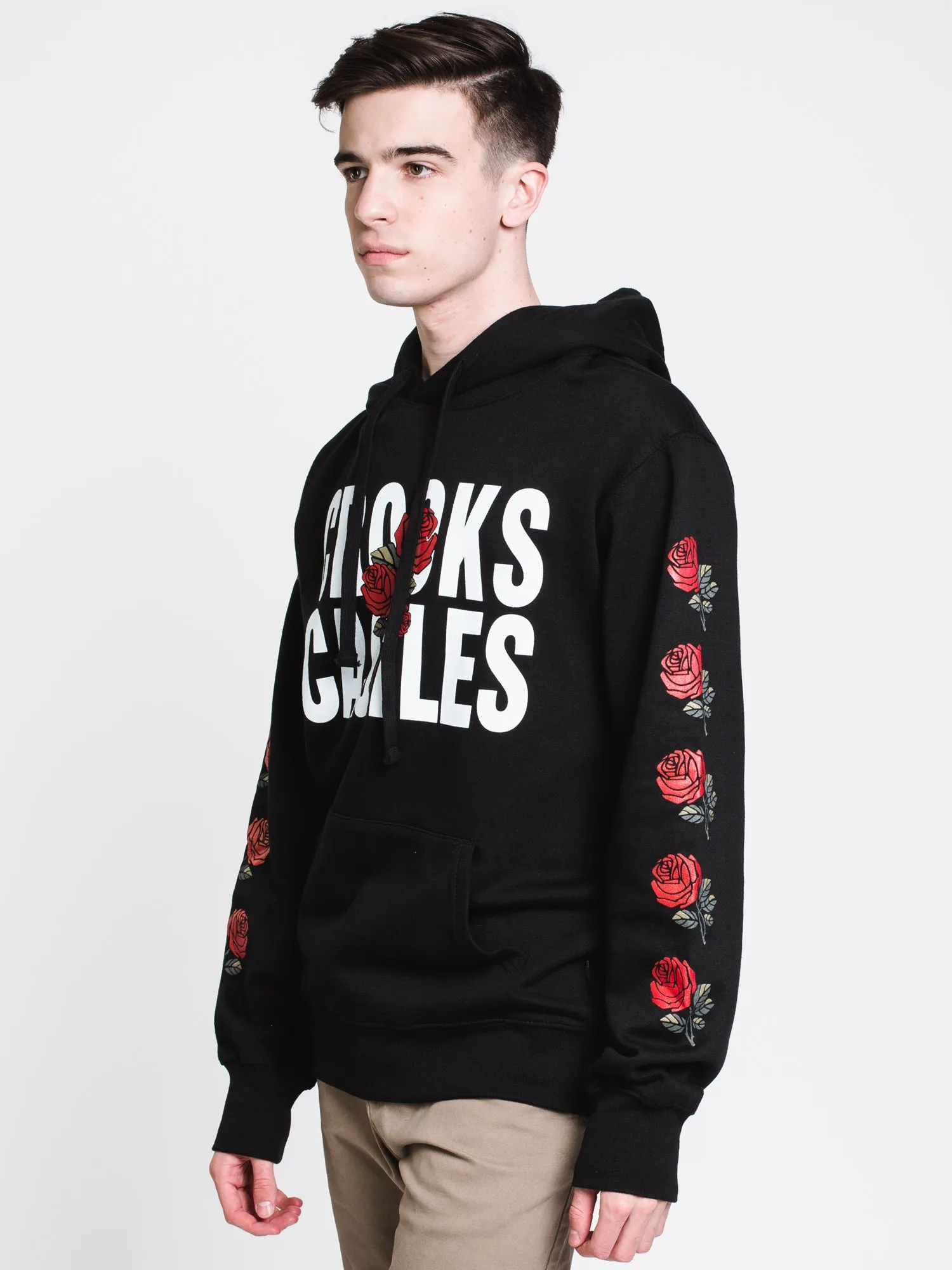 MENS ROSES BLOCK PULLOVER HOODIE - BLACK - CLEARANCE sold by Boathouse product image thumbnail 3