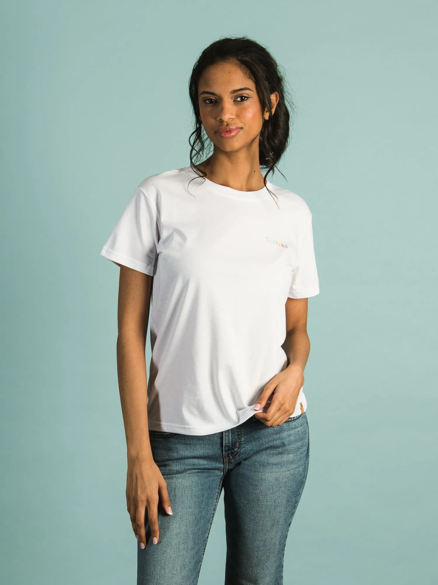 TENTREE RAINBOW EMBROIDERED T-SHIRT - CLEARANCE sold by Boathouse product image thumbnail 2