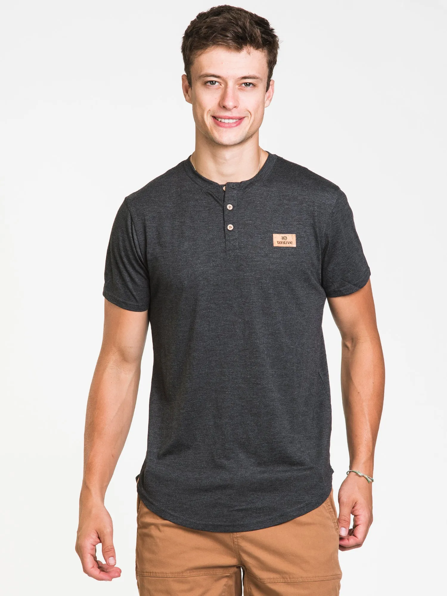 TENTREE STANDARD SHORT SLEEVE HENLEY - CLEARANCE sold by Boathouse