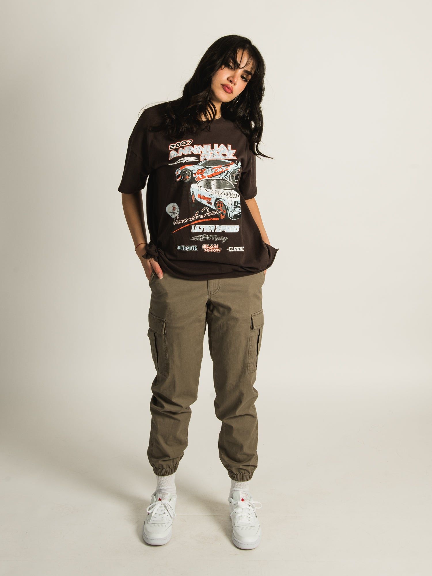 HARLOW HIGHRISE ELASTIC CARGO JOGGER sold by Boathouse product image thumbnail 2