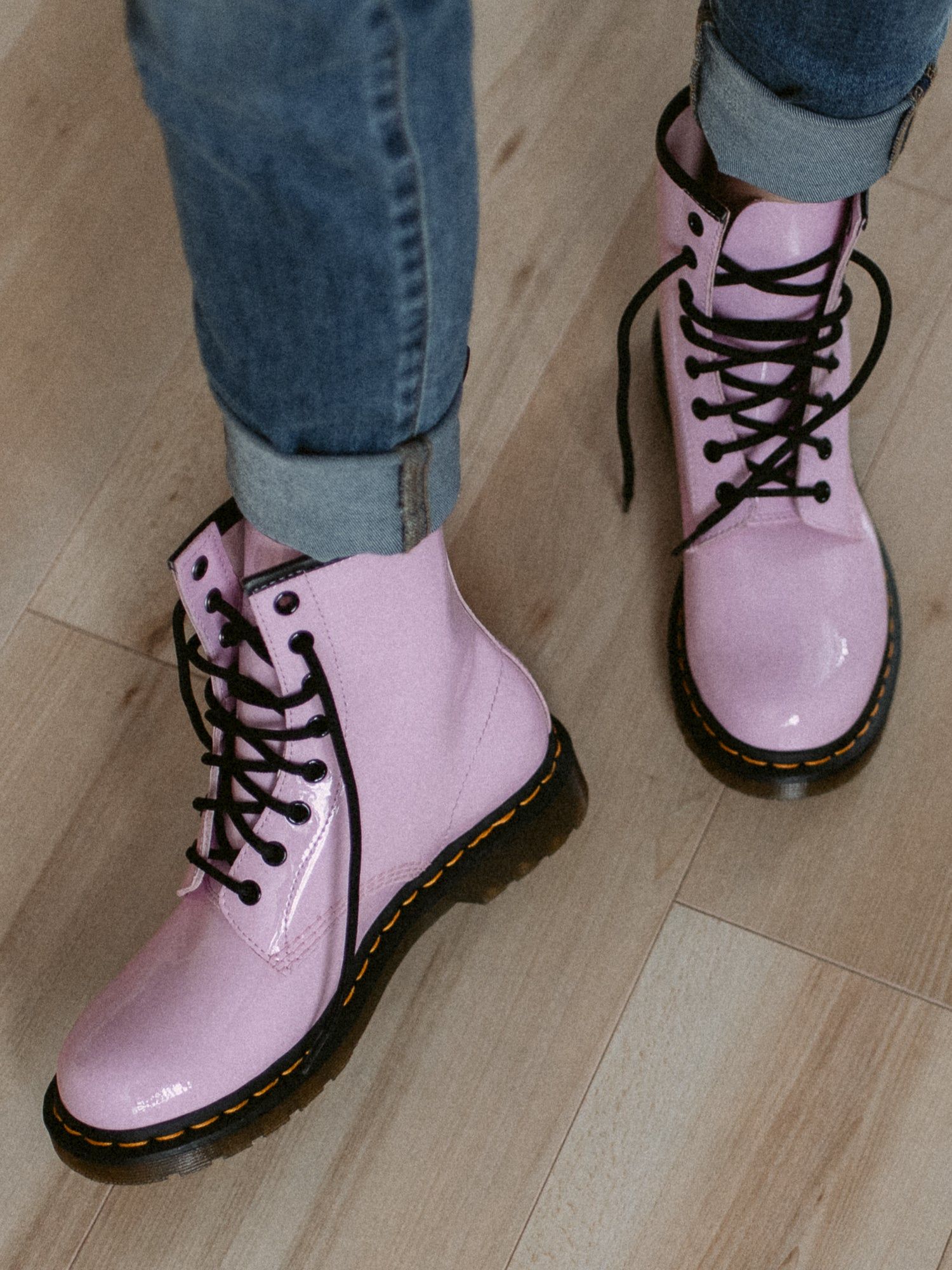 WOMENS DR MARTENS 1460 PATENT LAMPER BOOT - CLEARANCE sold by Boathouse product image thumbnail 3