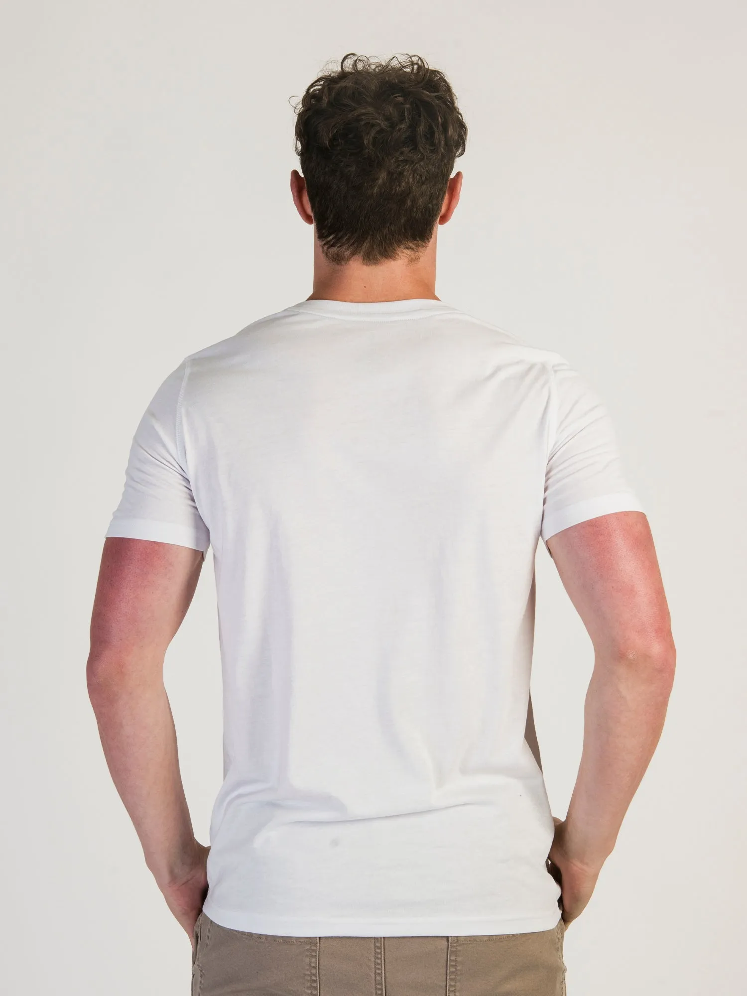 VICTOR V-NECK TEE - WHITE sold by Boathouse product image thumbnail 4