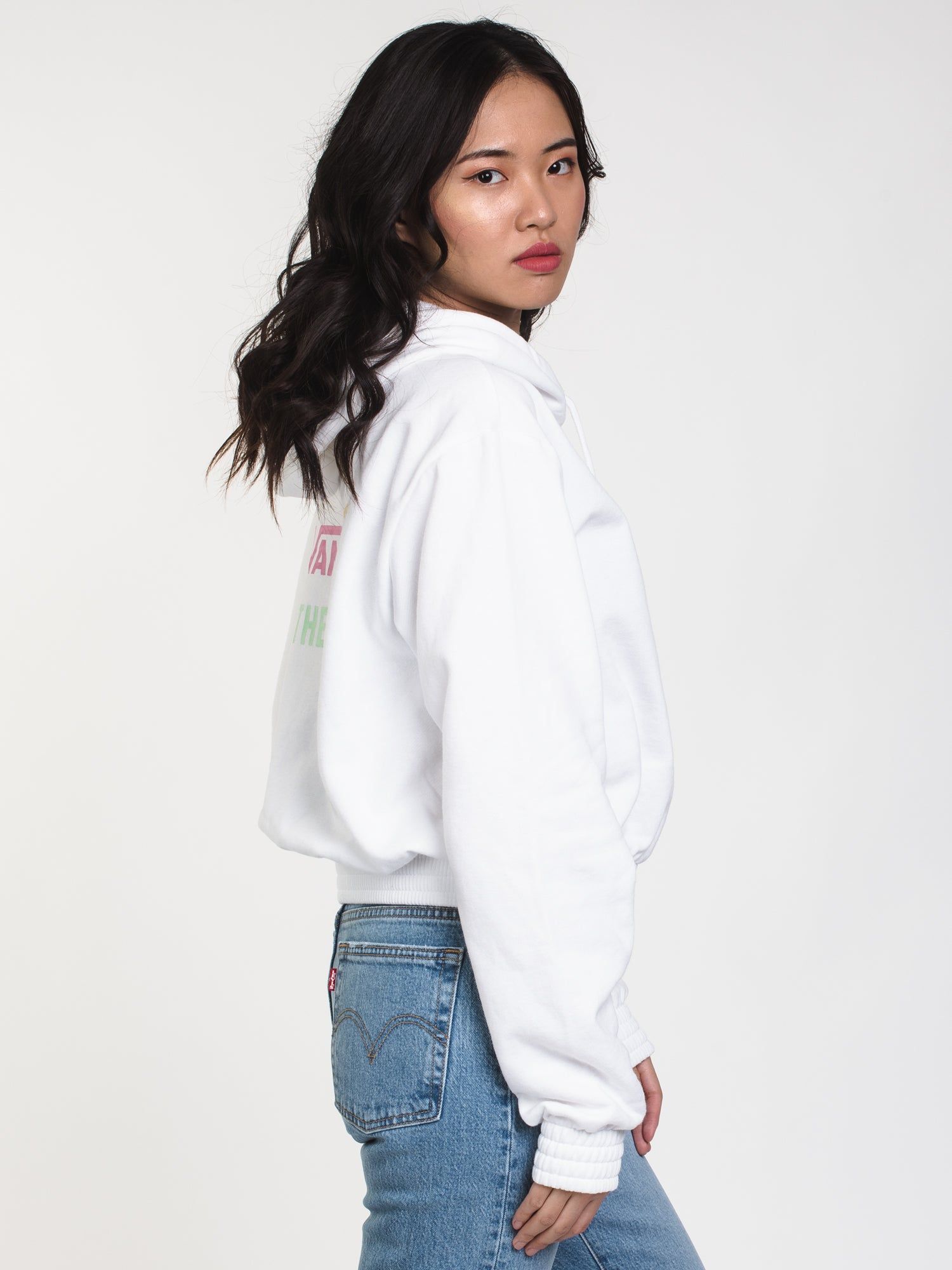 VANS CROP FIT PULLOVER HOODIE - CLEARANCE sold by Boathouse product image thumbnail 3