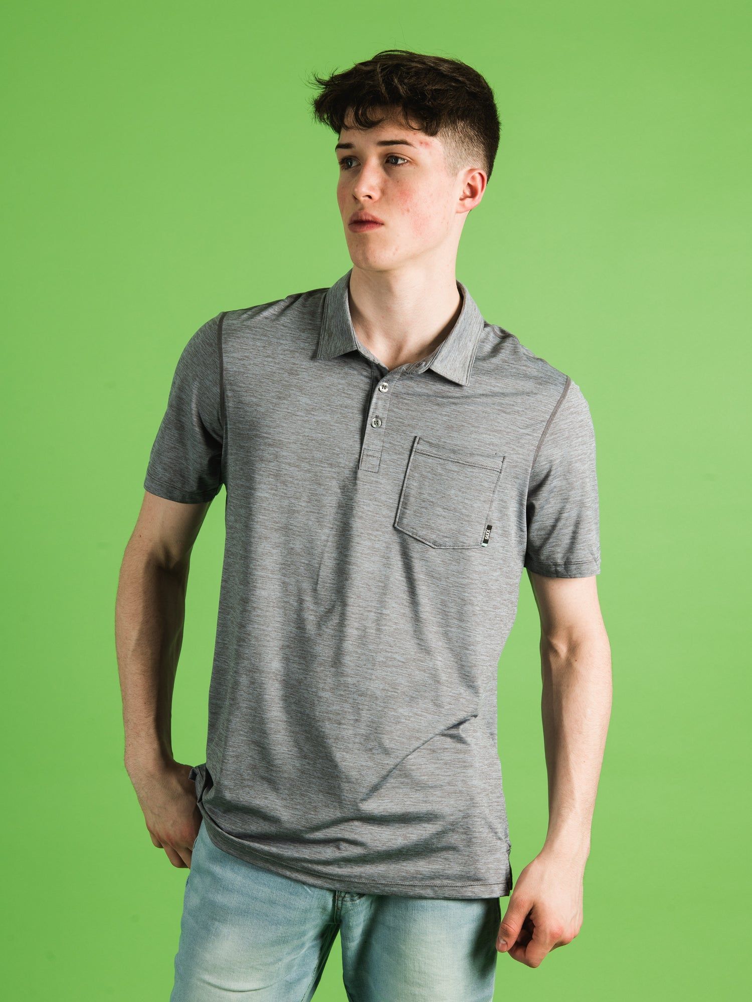 SAXX DROP TEMP ALLDAY COLLING POLO - CLEARANCE sold by Boathouse