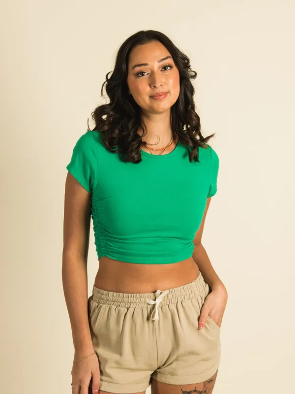 HARLOW RUCHED BABY T-SHIRT  - CLEARANCE sold by Boathouse