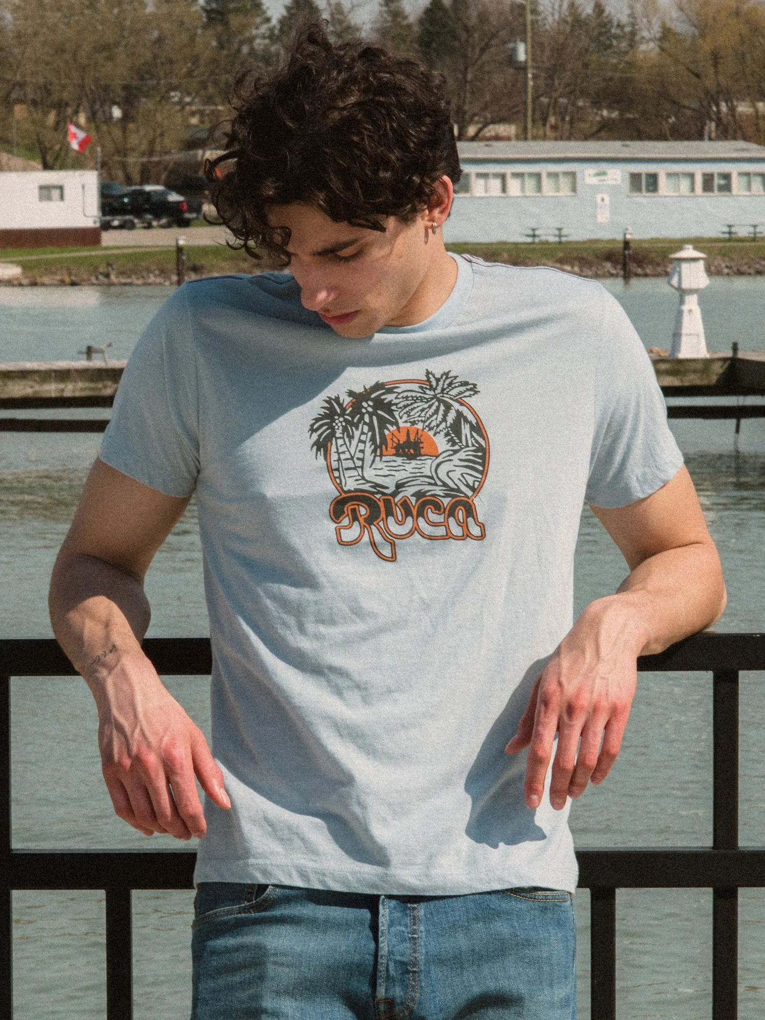 RVCA TROPICAL RIG T-SHIRT - CLEARANCE sold by Boathouse