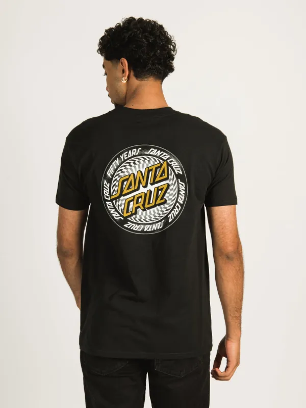 SANTA CRUZ INFINITE RINGED DOT T-SHIRT sold by Boathouse