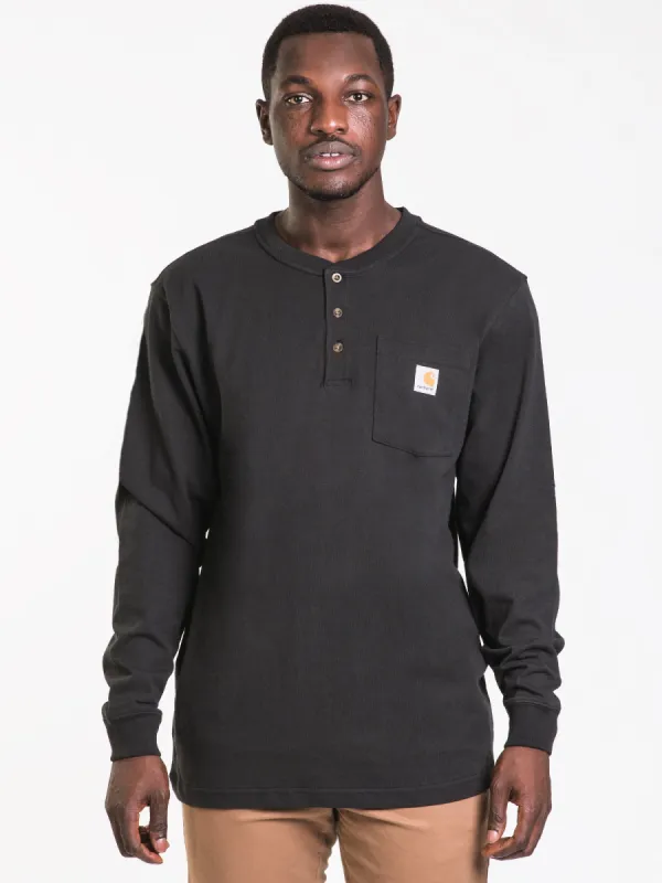 CARHARTT LONG SLEEVE POCKET HENLEY TEE  - CLEARANCE sold by Boathouse