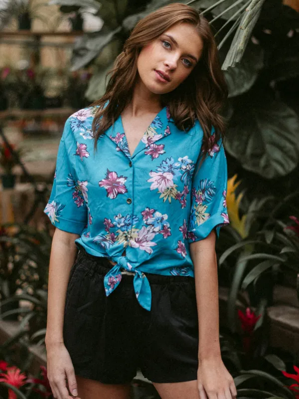 WOMENS CAMP TIE SHIRT - CLEARANCE sold by Boathouse