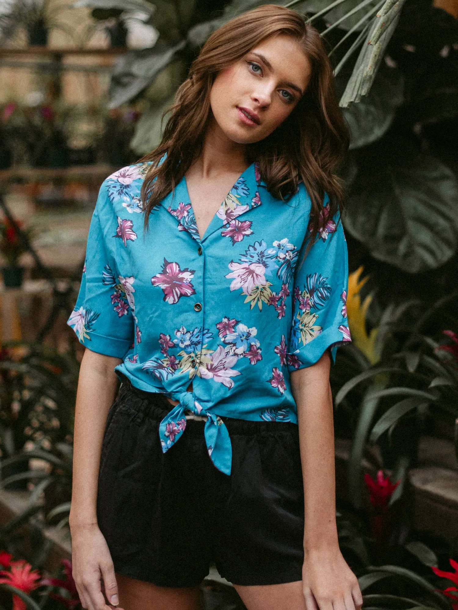 WOMENS CAMP TIE SHIRT - CLEARANCE sold by Boathouse