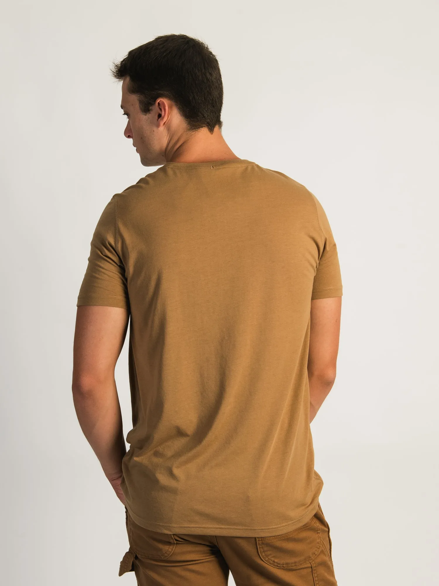 VICTOR V-NECK TEE - COFFEE - CLEARANCE sold by Boathouse product image thumbnail 2