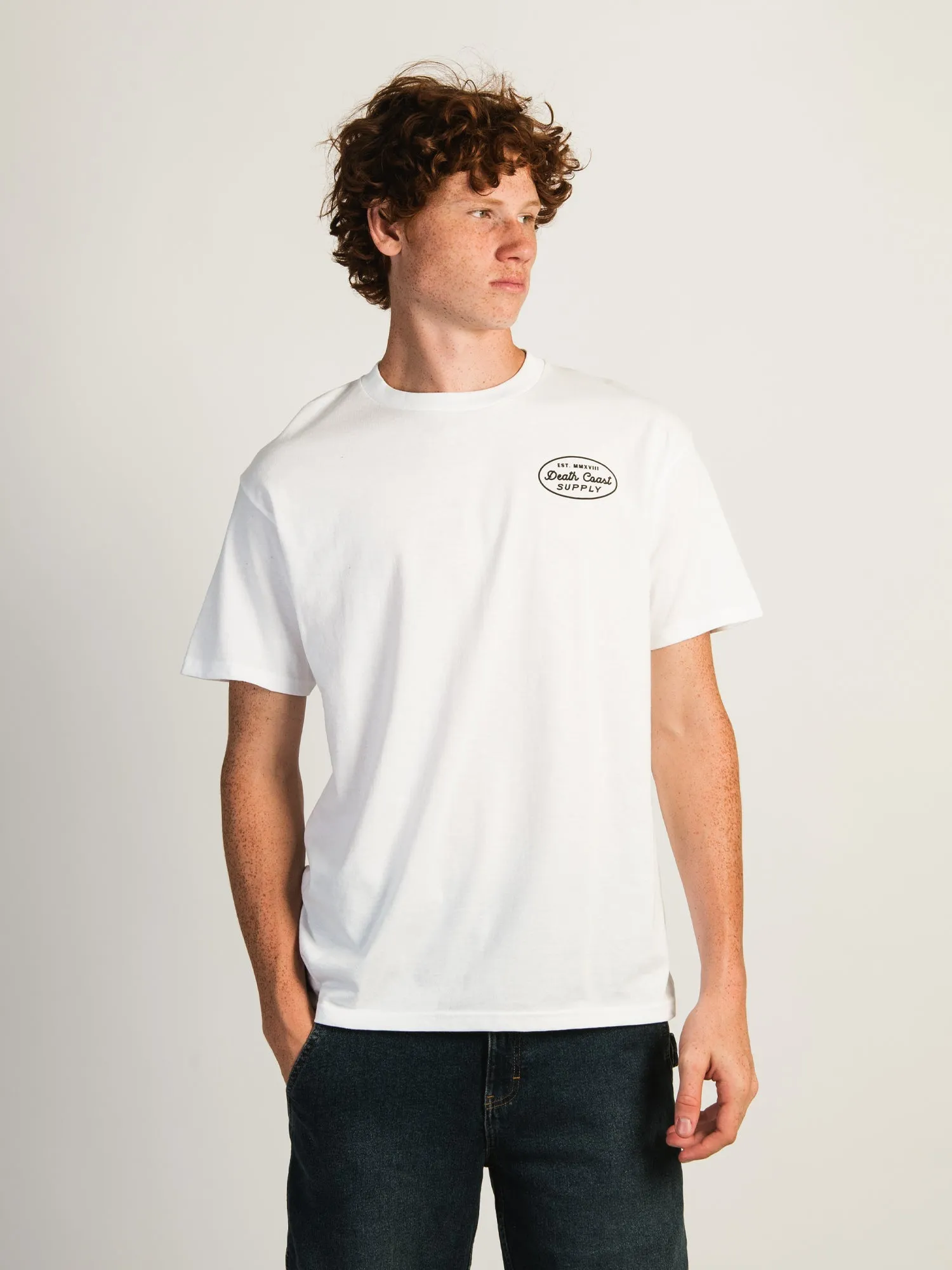 DEATH COAST SUPPLY NO BAD VIBES T-SHIRT sold by Boathouse product image thumbnail 2