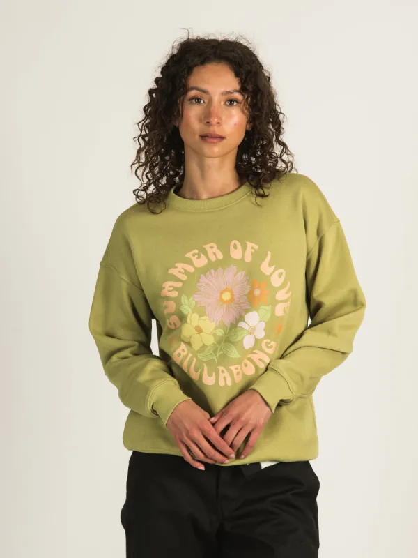 BILLABONG LOVERS FOREVER CREWNECK - CLEARANCE made by Boathouse