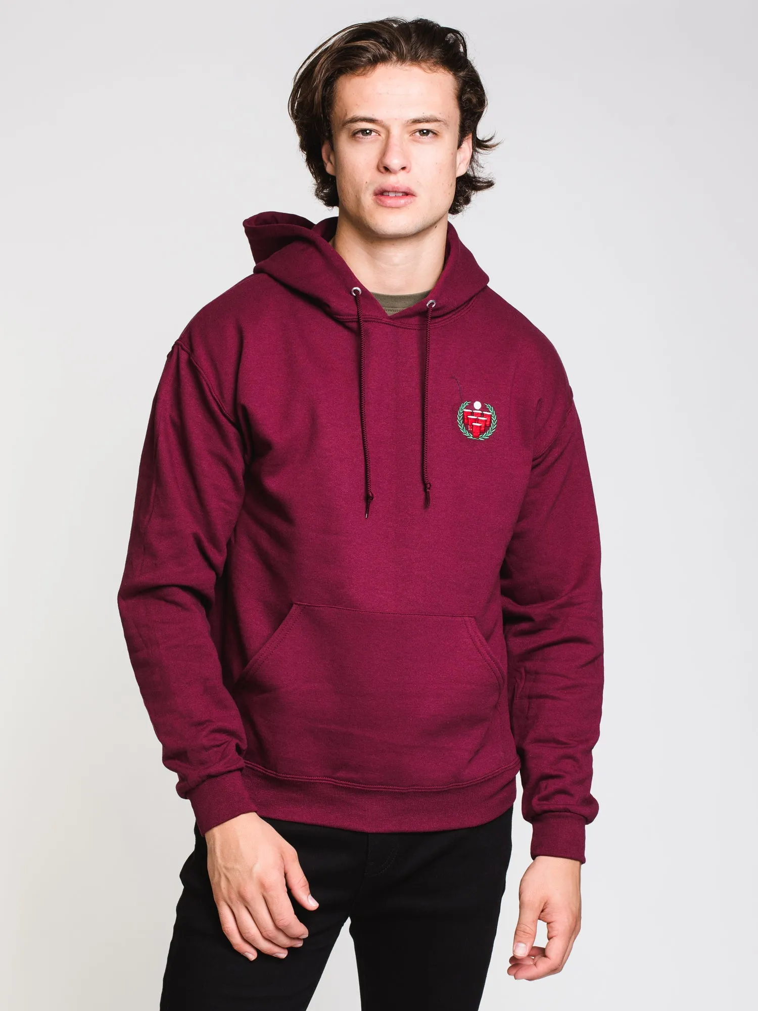 FLIP EMBROIDERED FLEECE - MAROON - CLEARANCE sold by Boathouse product image thumbnail 2