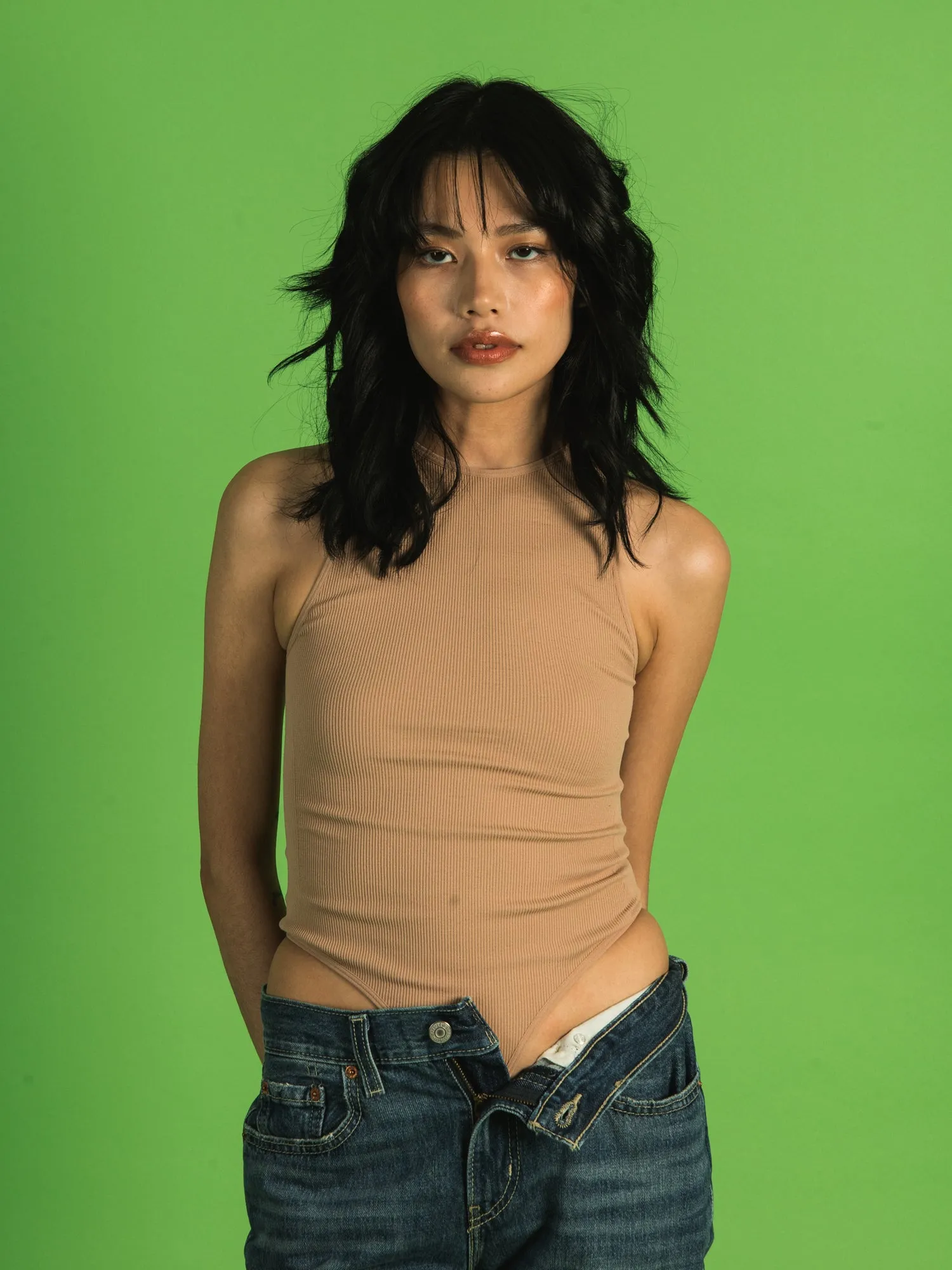 DYNAMIC RIBBED TANK BODYSUIT - CLEARANCE sold by Boathouse product image thumbnail 3