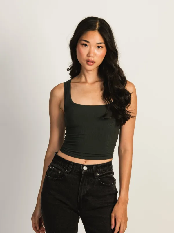HARLOW ESSENTIAL LUXE TANK TOP - FOREST sold by Boathouse