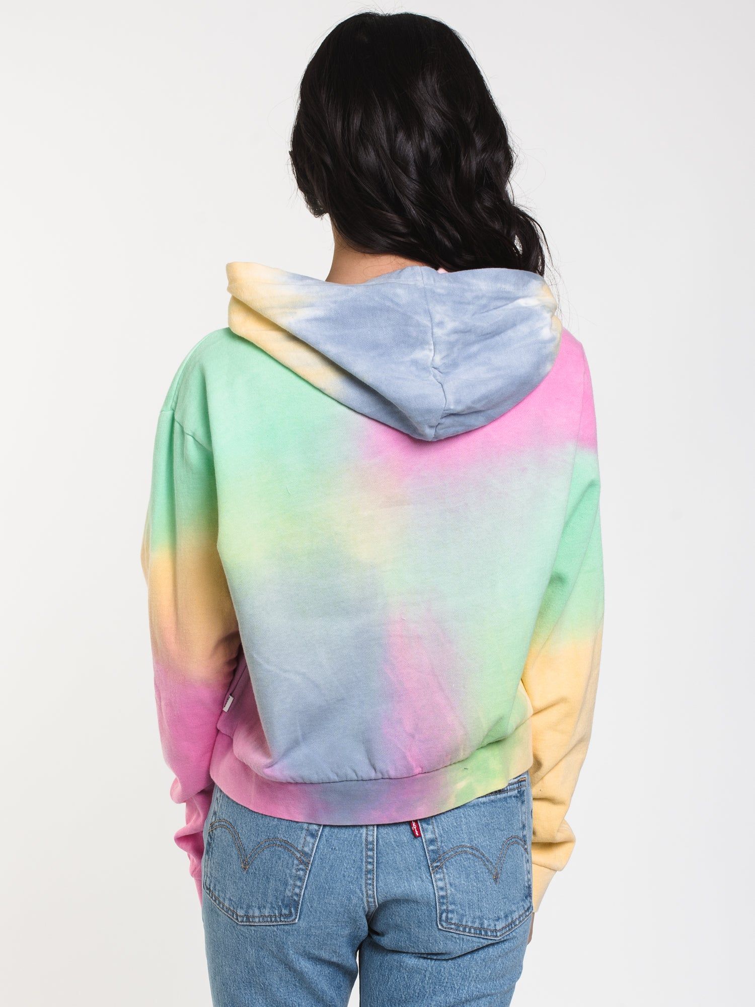 WOMENS AURA CROP PULLOVER HOODIE - TIE DYE - CLEARANCE sold by Boathouse product image thumbnail 2