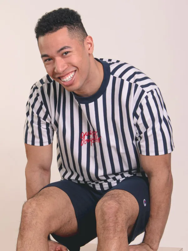 GUESS ORIGINALS AVEN STRIPE T-SHIRT - CLEARANCE sold by Boathouse