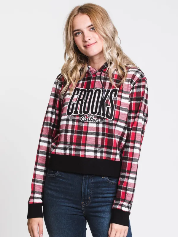 WOMENS ACADEMY APPLQ CROP PULLOVER HOODIE - CLEARANCE sold by Boathouse