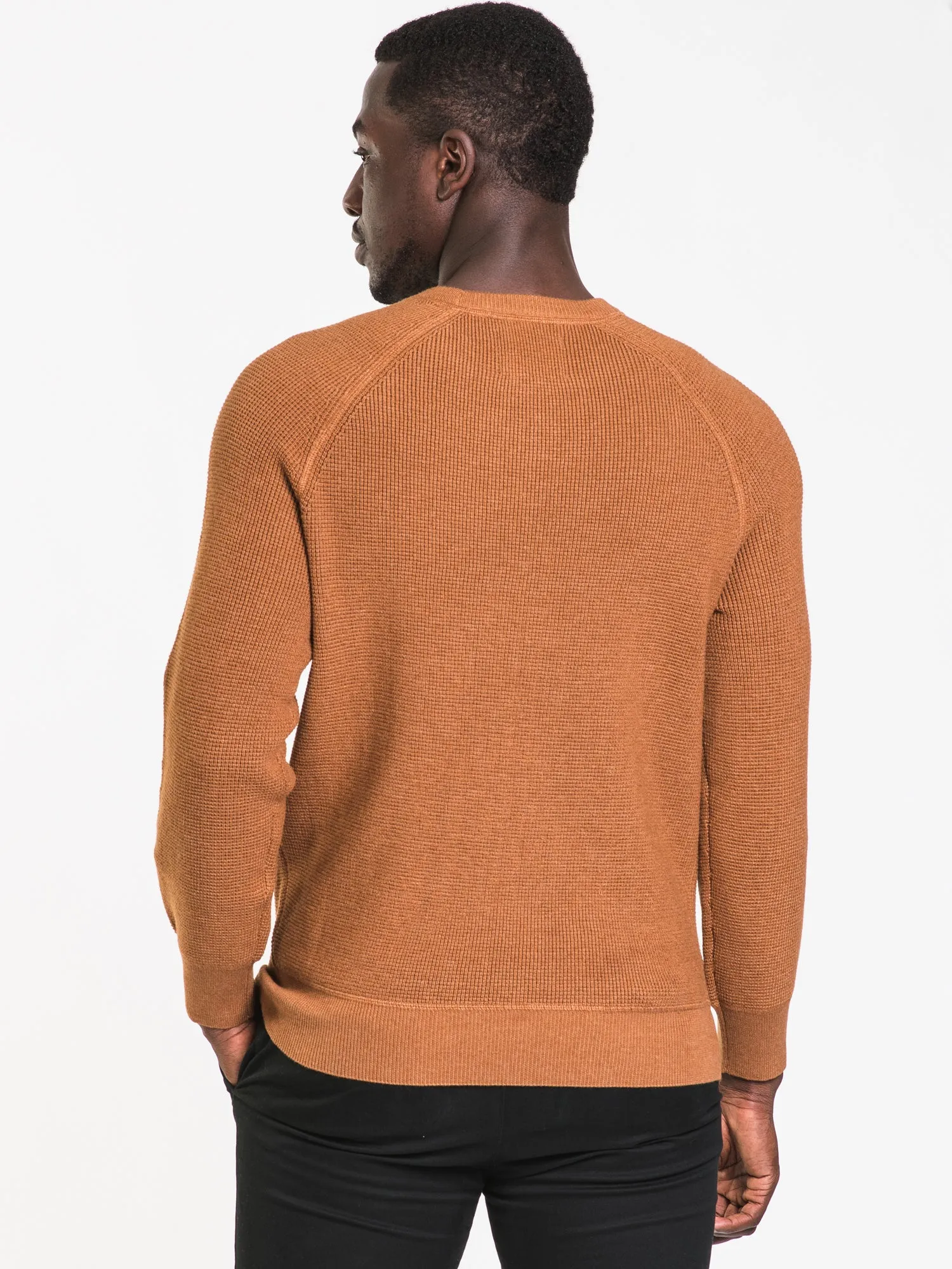 KOLBY WAFFLE RAGLAN CREWNECK - CLEARANCE sold by Boathouse product image thumbnail 2