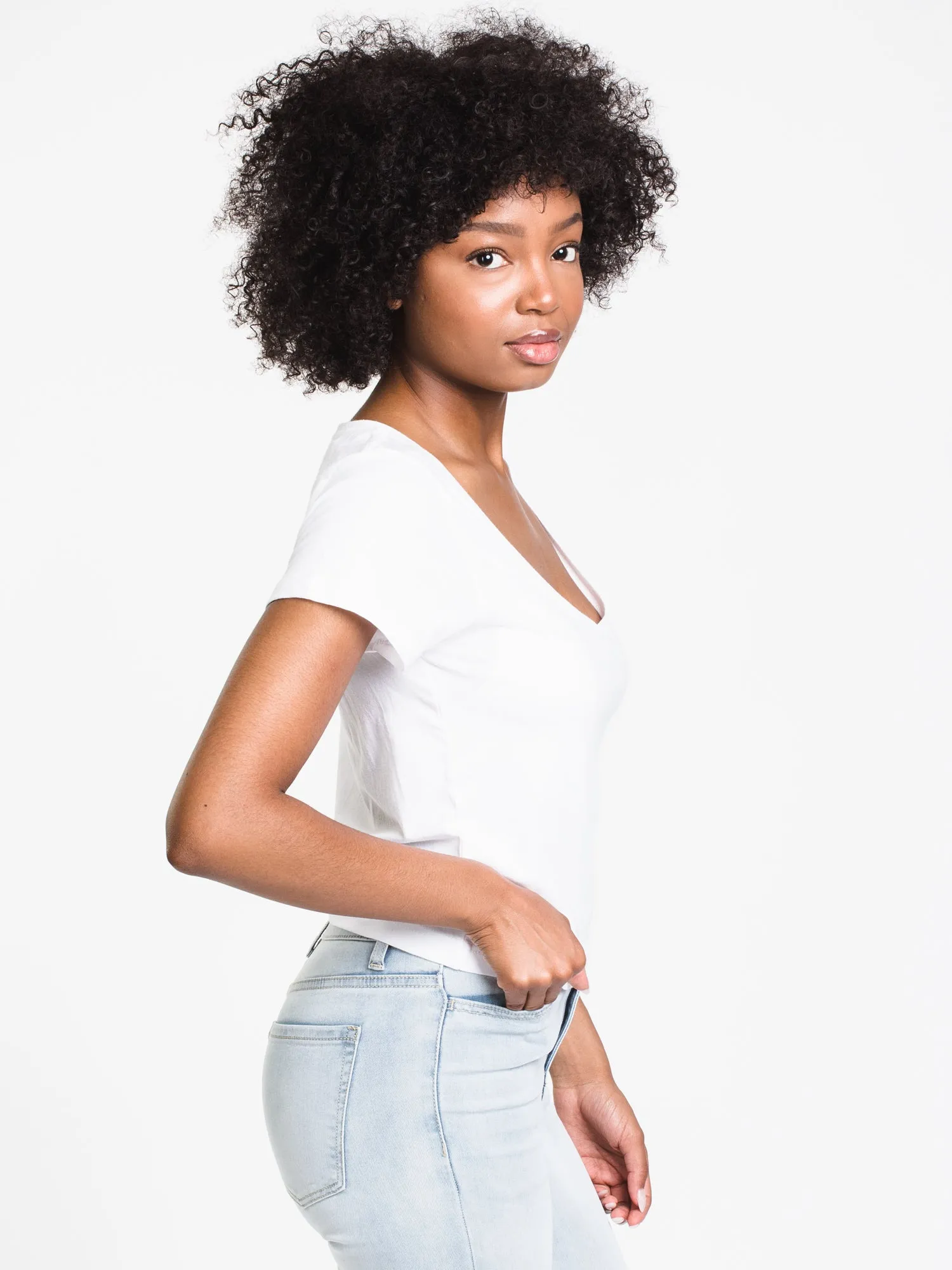 WOMENS KINSLEY VNECK TEE - CLEARANCE sold by Boathouse product image thumbnail 3