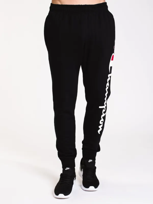 MENS POWERBLEND SCRIPT JOGGER-BK - CLEARANCE sold by Boathouse