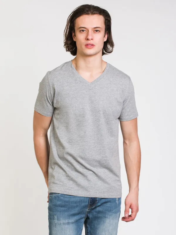 VICTOR V-NECK TEE - GREY - 3 PACK sold by Boathouse