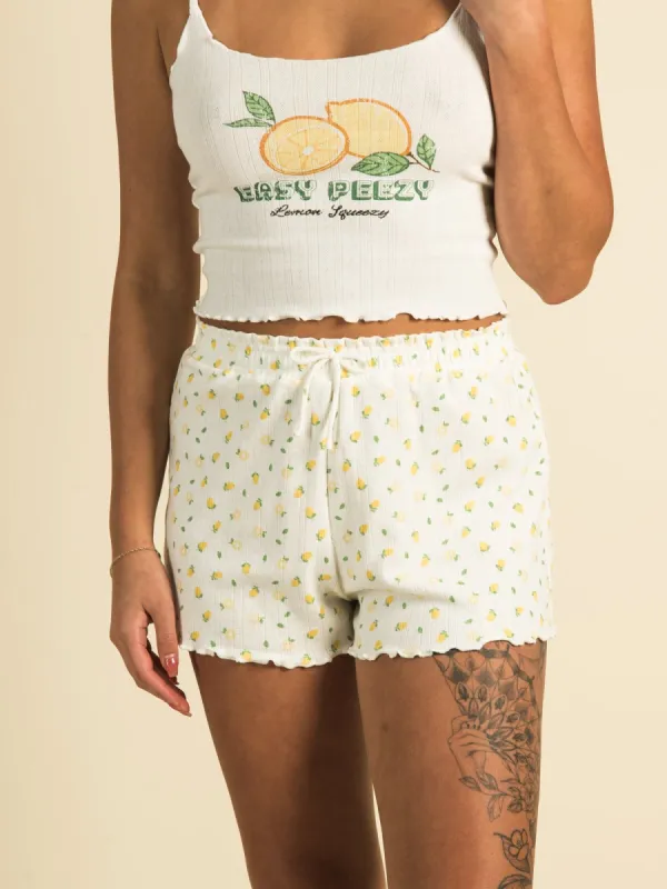 HARLOW POINTELLE RUFFLE DITSY SHORT - CLEARANCE sold by Boathouse