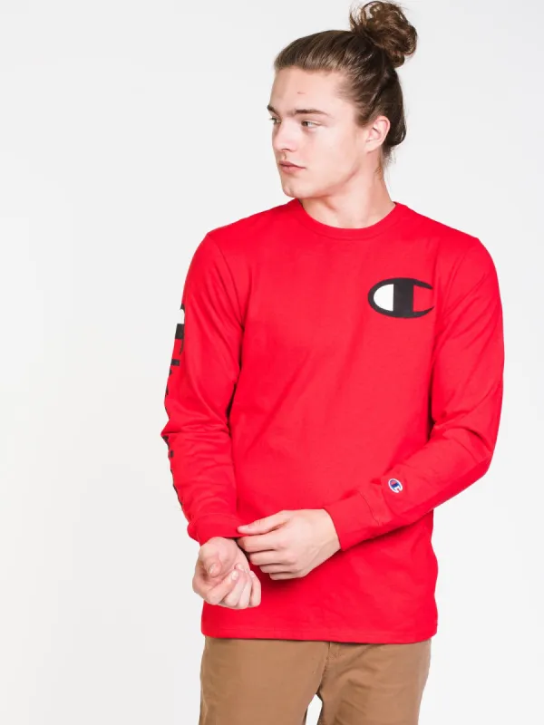 MENS HERITAGE SLV & CHEST LONG SLEEVE T - CLEARANCE sold by Boathouse