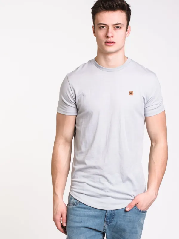 MENS LONG SHORT SLEEVE T-SHIRT - HI RISE GREY - CLEARANCE sold by Boathouse
