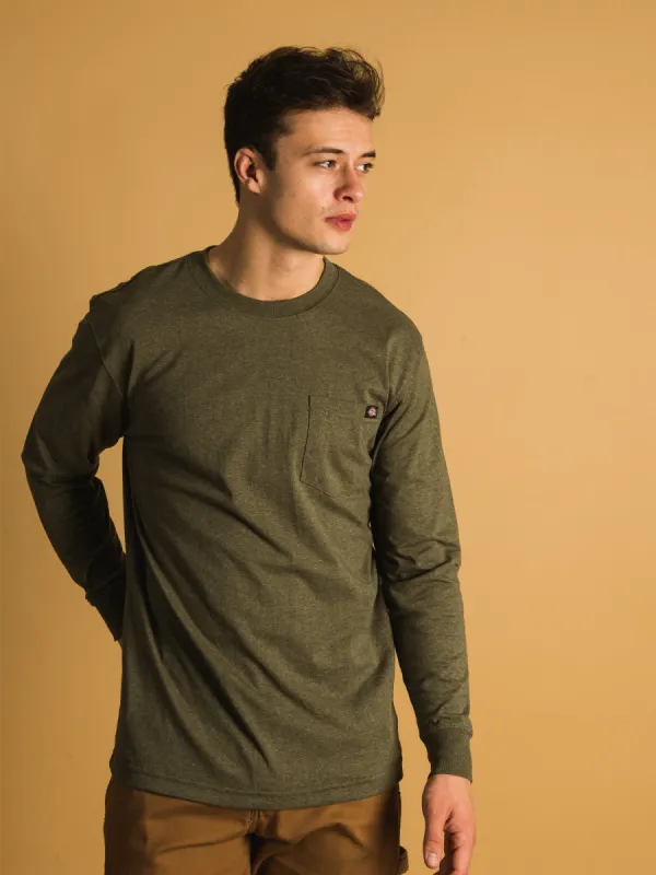 DICKIES HEAVYWEIGHT LONG SLEEVE POCKET T-SHIRT - CLEARANCE sold by Boathouse