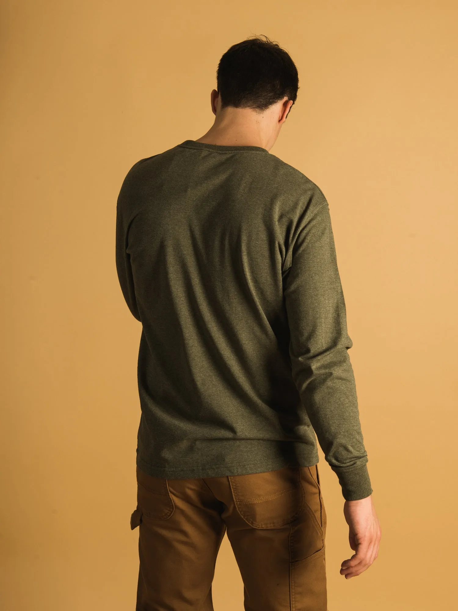 DICKIES HEAVYWEIGHT LONG SLEEVE POCKET T-SHIRT - CLEARANCE sold by Boathouse product image thumbnail 2