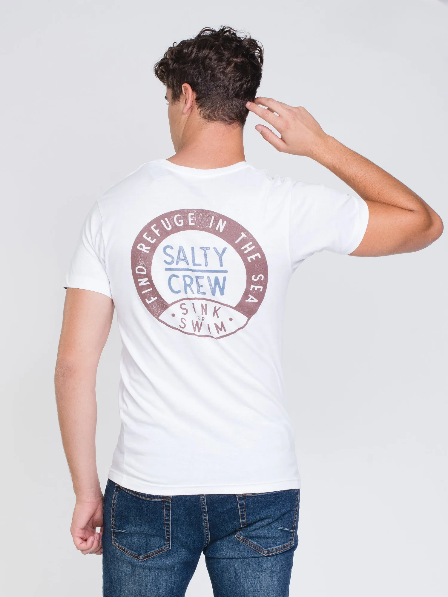 SALTY CREW BREAKWATER SHORT SLEEVE T-SHIRT - CLEARANCE sold by Boathouse product image thumbnail 2