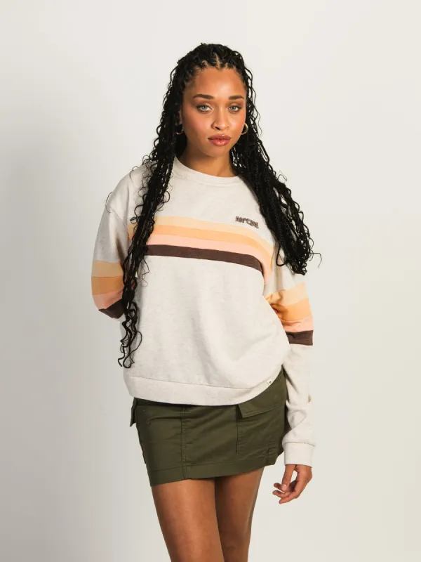 RIP CURL SURF REVIVAL PANELLED CREWNECK - CLEARANCE sold by Boathouse