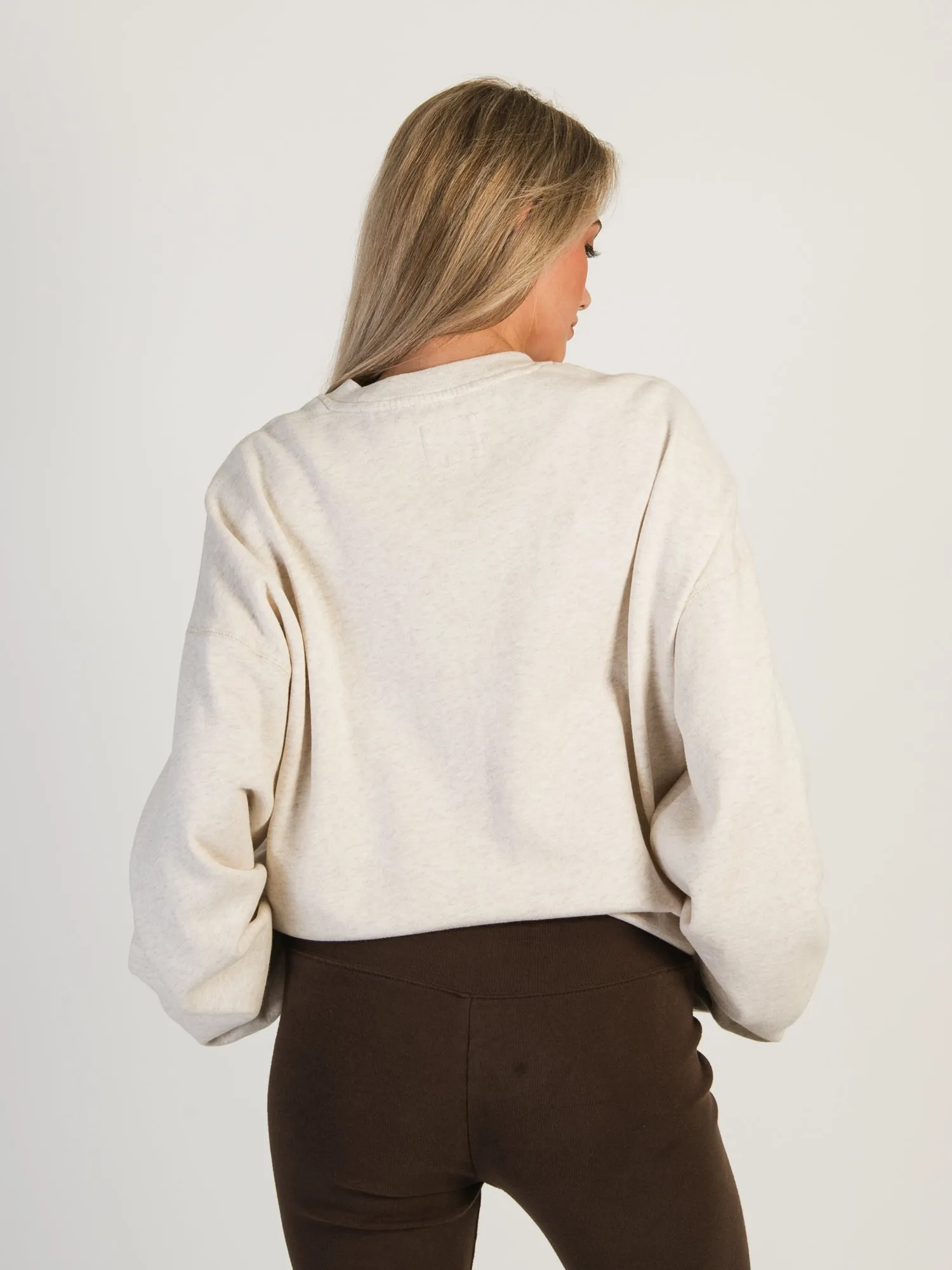 HARLOW MICHELLE SOLID CREWNECK - OATMEAL - CLEARANCE sold by Boathouse product image thumbnail 4