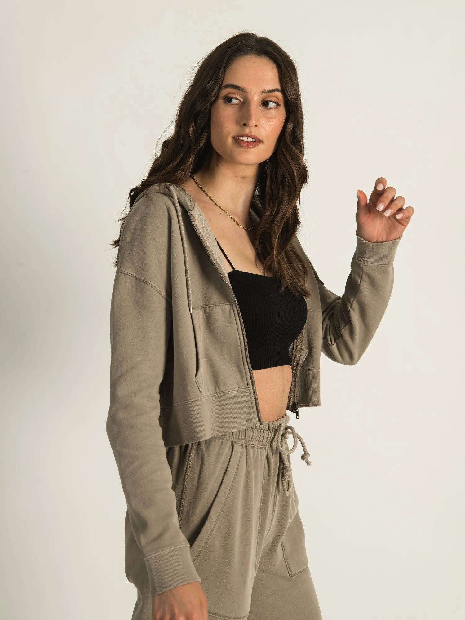HARLOW JOSIE ZIP UP HOODIE - CLEARANCE sold by Boathouse product image thumbnail 3