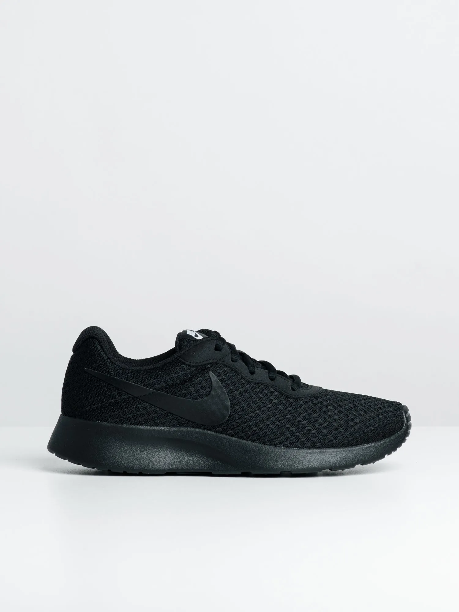 WOMENS NIKE TANJUN BLACK/BLACK SNEAKERS sold by Boathouse