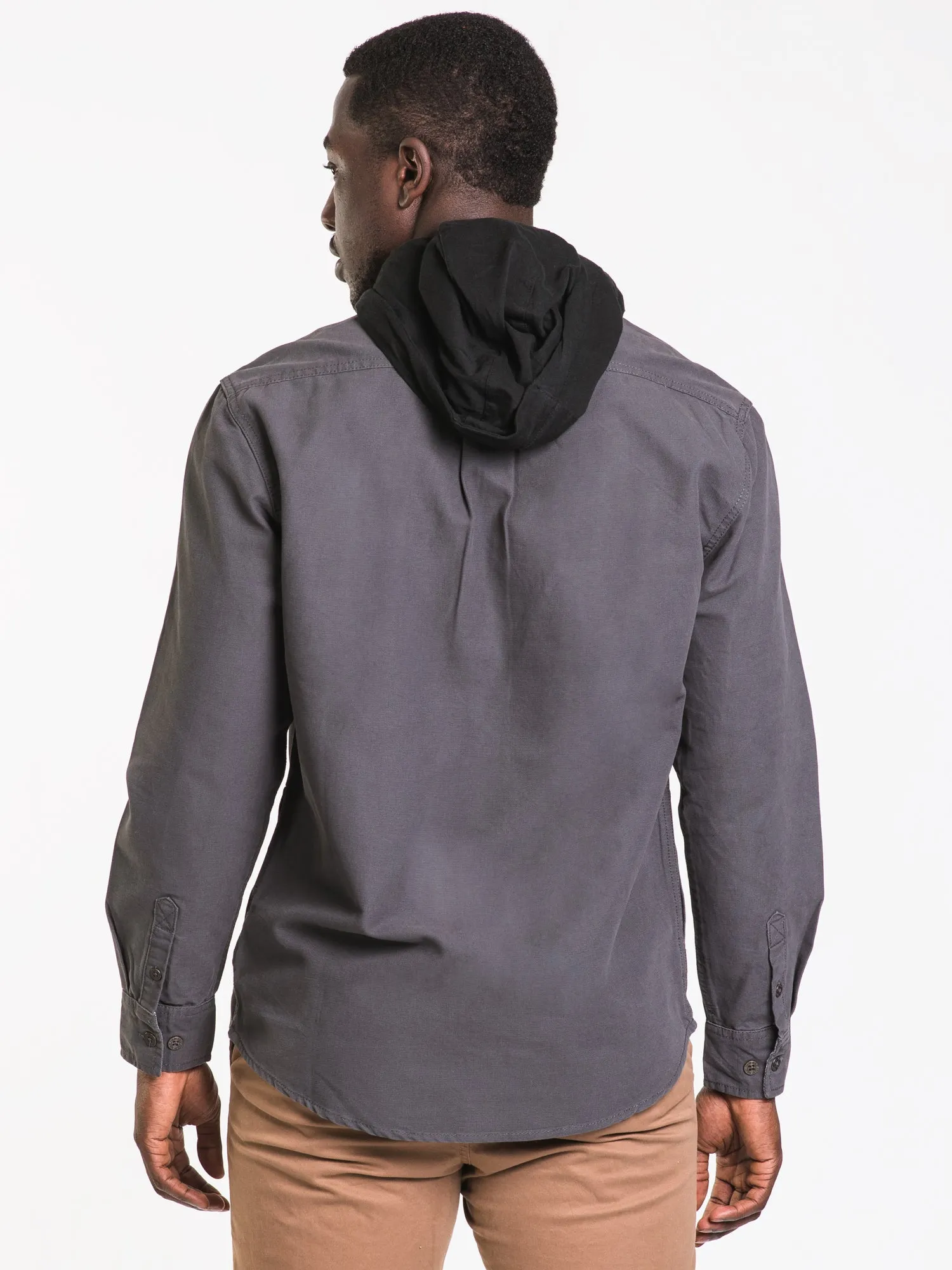 KOLBY COLLARED HOODIE BUTTON-UP - CLEARANCE sold by Boathouse product image thumbnail 2
