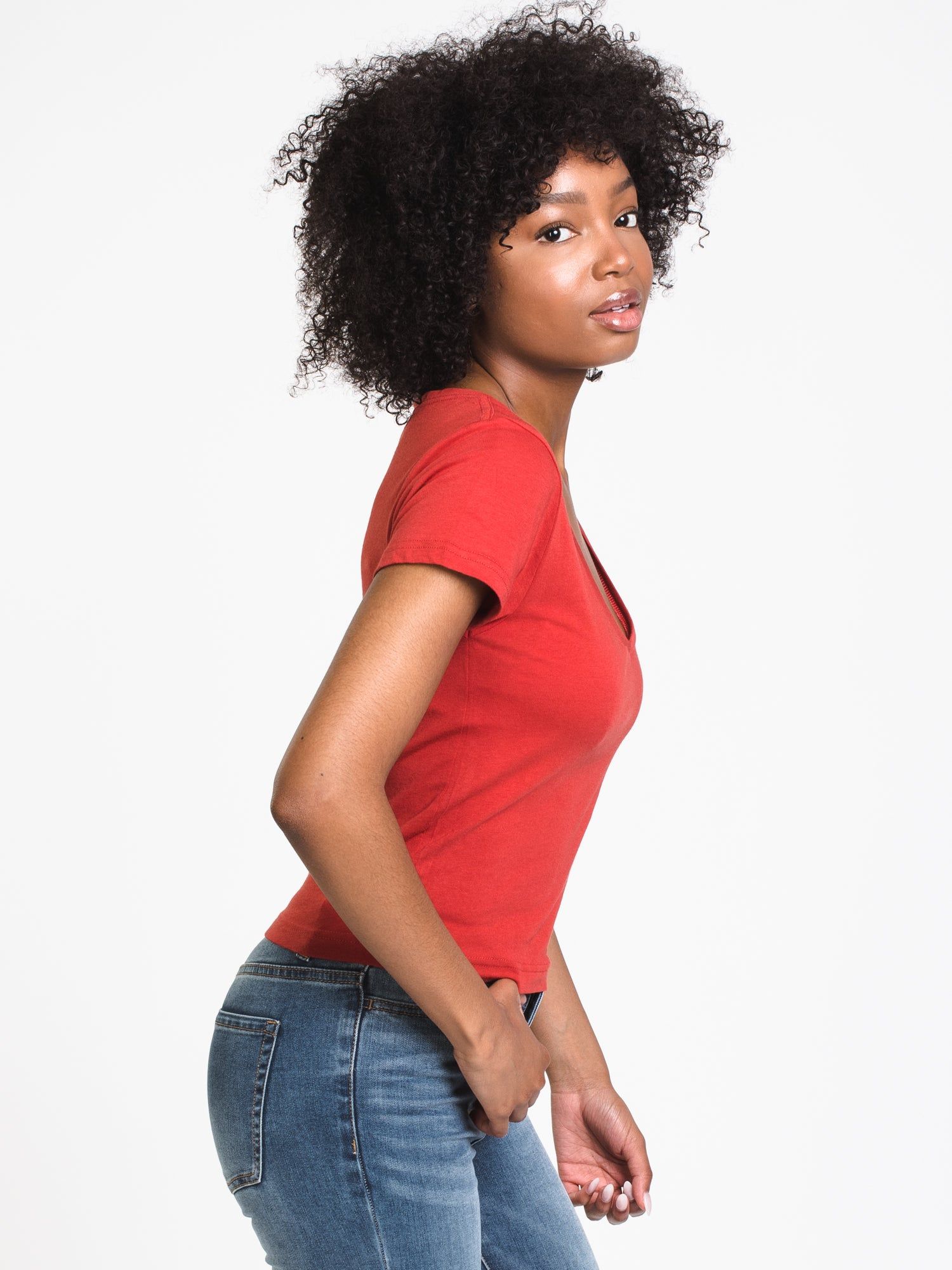 WOMENS KINSLEY VNECK TEE - CLEARANCE sold by Boathouse product image thumbnail 3