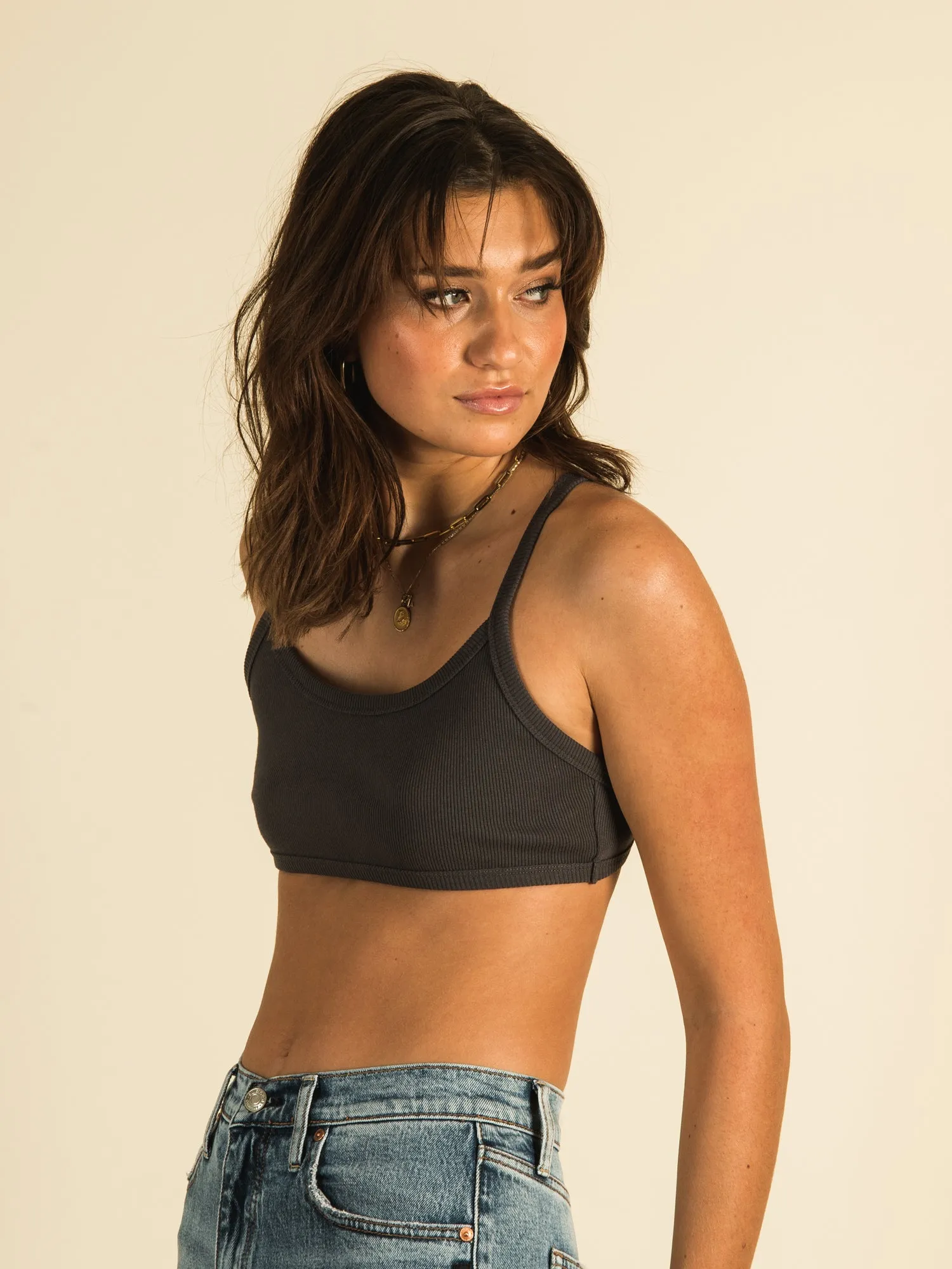 HARLOW RIBBED OPEN BACK BRALETTE - CLEARANCE sold by Boathouse product image thumbnail 2