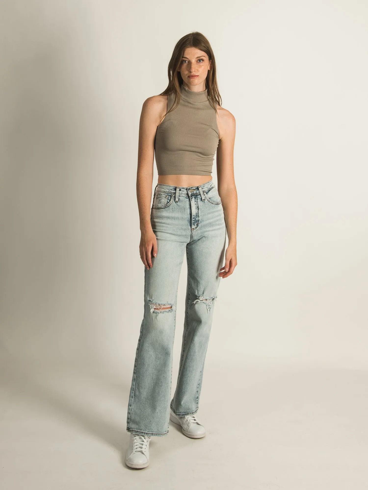 HARLOW MOCK SLEEVELESS TANK TOP - CLEARANCE sold by Boathouse