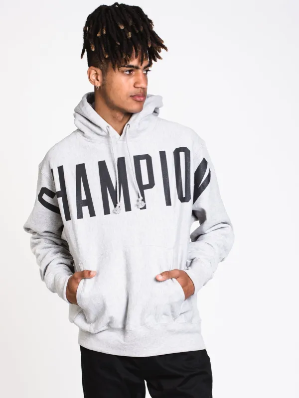 MENS REV PULL OVER CHENILLE HOODIE- GREY - CLEARANCE sold by Boathouse