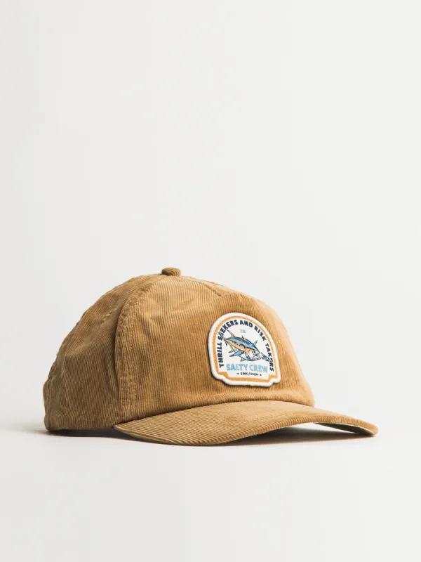SALTY CREW CHASER CORD 5 PANEL HAT sold by Boathouse