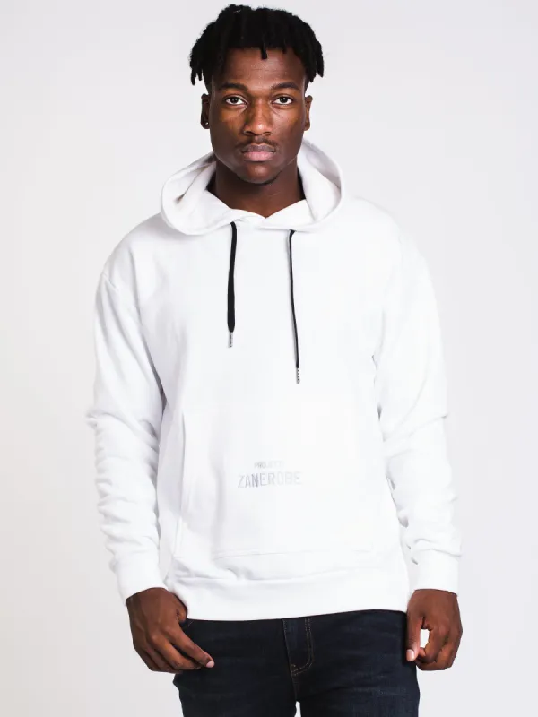 MENS PROJECT ZANEROBE PULLOVER HOODIE- WHITE - CLEARANCE sold by Boathouse