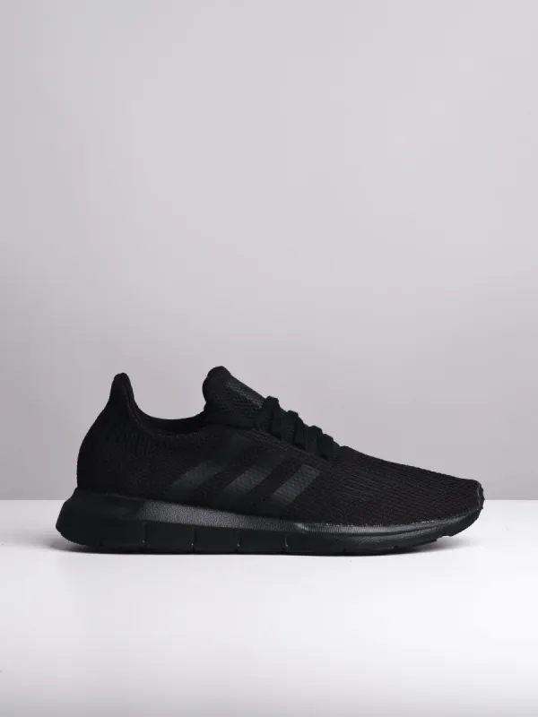 MENS SWIFT RUN BLACK/BLACK SNEAKERS - CLEARANCE sold by Boathouse