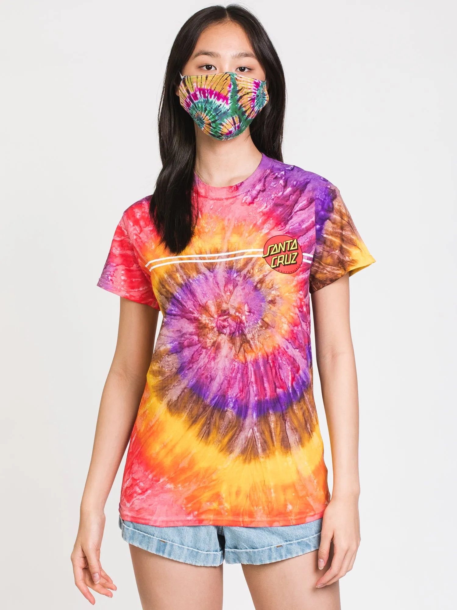 SANTA CRUZ CLASSIC DOT TIE DYE T-SHIRT - CLEARANCE sold by Boathouse product image thumbnail 2