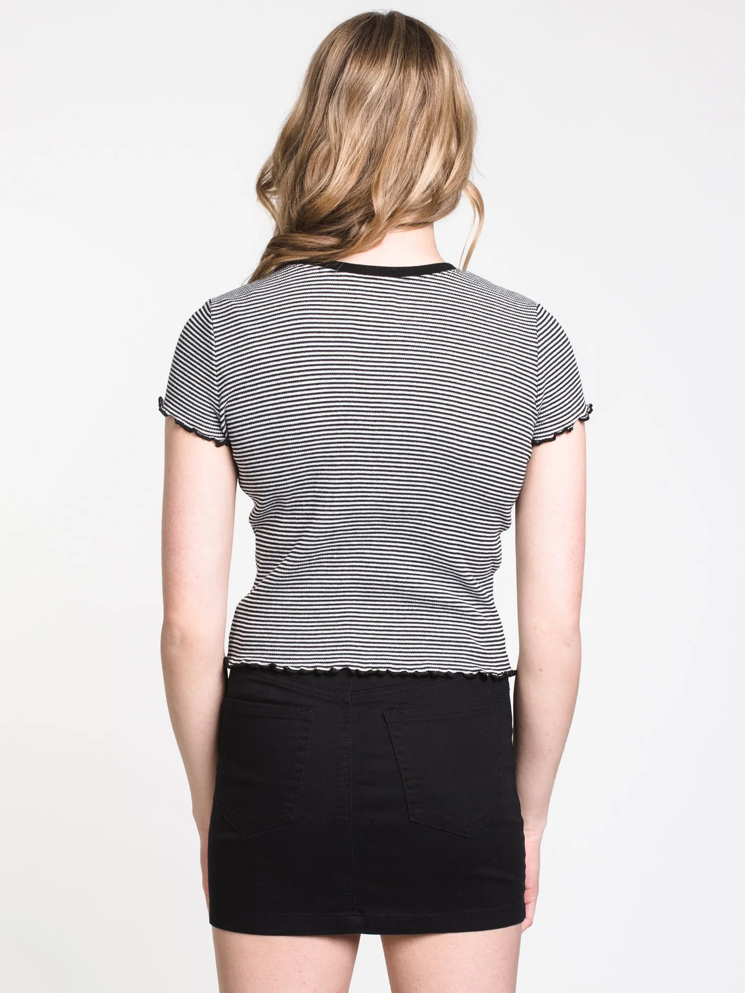 WOMENS WAFFLE STRIPE TEE - CLEARANCE sold by Boathouse product image thumbnail 2