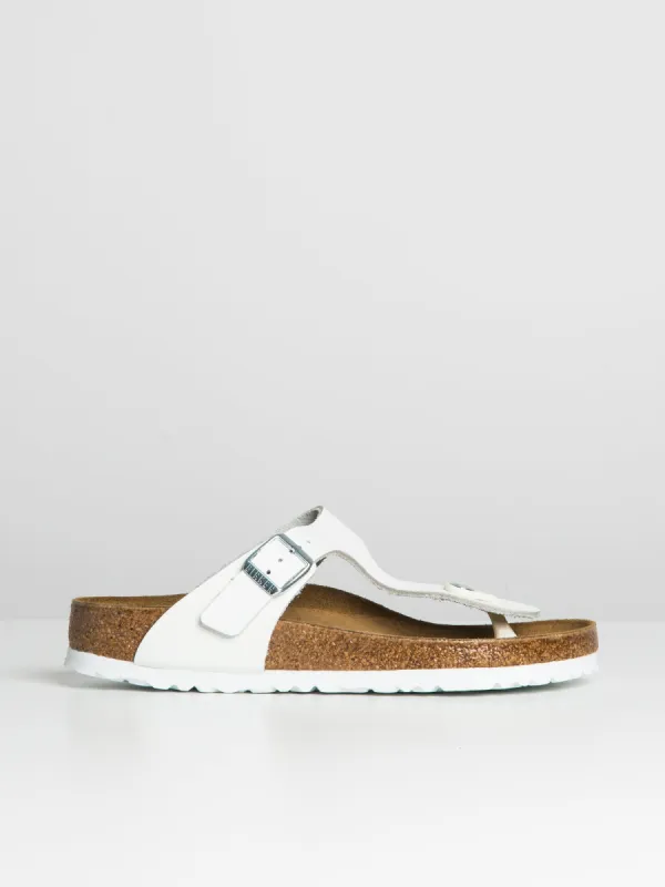 WOMENS BIRKENSTOCK GIZEH LEATHER REG SANDALS sold by Boathouse